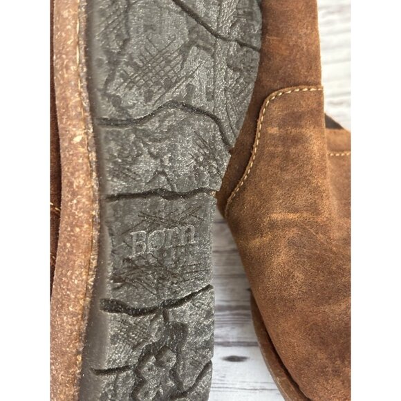 Born Tabby Chelsea Boot (Women) Brown Leather Suede Size 8 - Picture 11 of 13